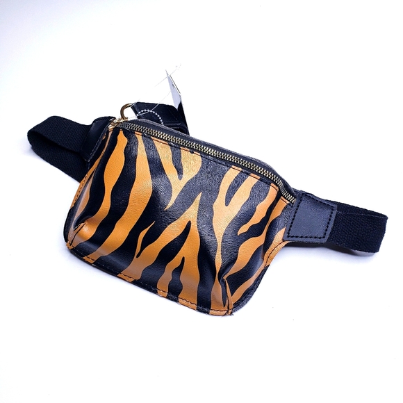 Handbags - Animal print orange waist bag nwt